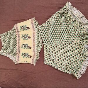 Floral Green Women's Set